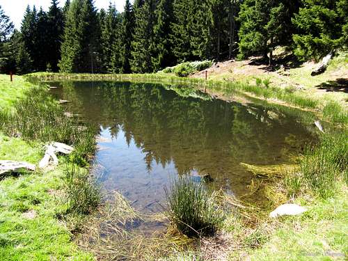 The small lake above Mornera (1400m)