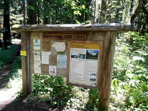 North Fork Sauk Trail Head