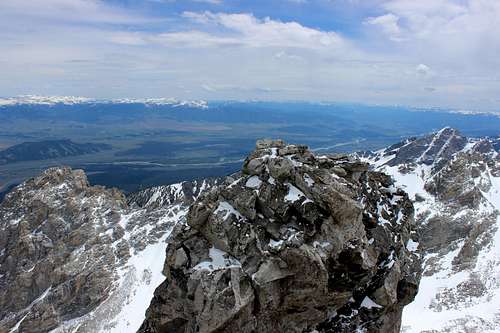 Second summit of the Middle Teton