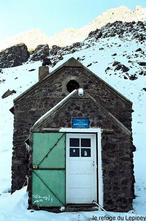 the hut of lepiney/tazaghart...