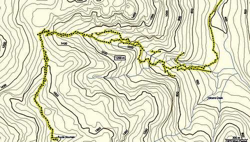 Puzzle Mtn. GPS track