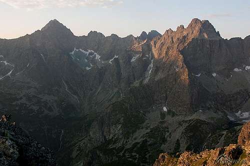 From Gerlach to Ganok. High Tatras at sunrise
