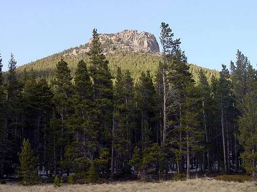 The view of Estes Cone from a...