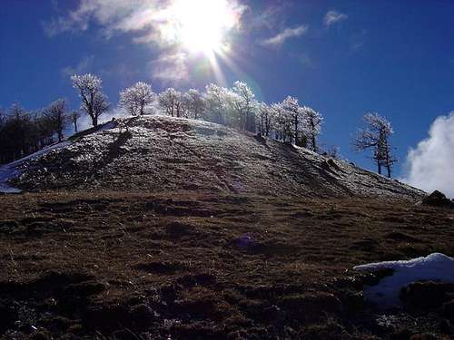 The summit of Itoleta in the...