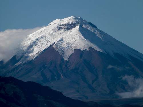 Cotopaxi closeup from the trail to Guagua