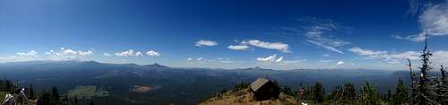 Panorama from the summit of Black Butte
