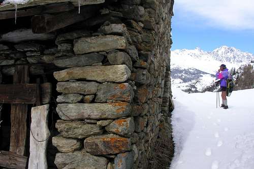 WANDERING near Prapériaz Alp ... by Snowshoes 2005