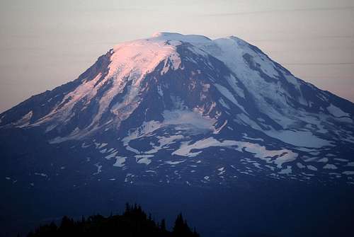 Mt. Adams with morning alpenglow