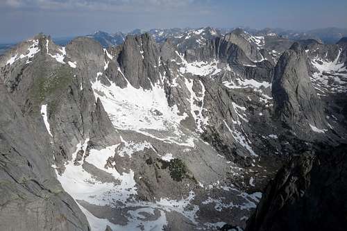 Cirque of the Towers from Warrior 1