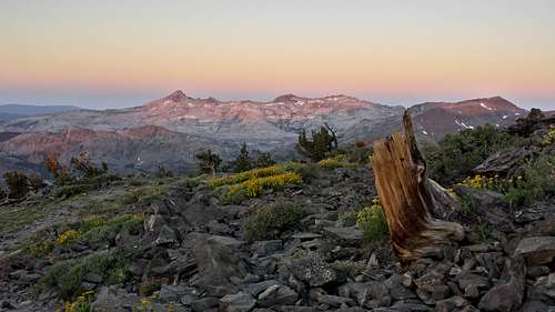 Desolation Wilderness And Pyramid Peak From Tallac