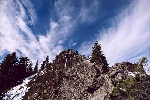 The summit of Larch Mountain,...