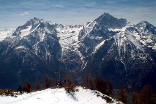 Croix de Fana  (2212 m)  a humble but popular Summit