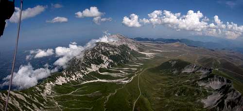 Campo Imperatore from above