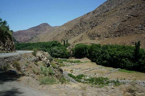 Paved Road between Asni and Imlil