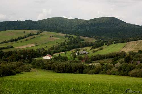 Mount Cergowa from Zawadka