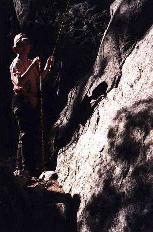 Climbing in the Harz - 1999