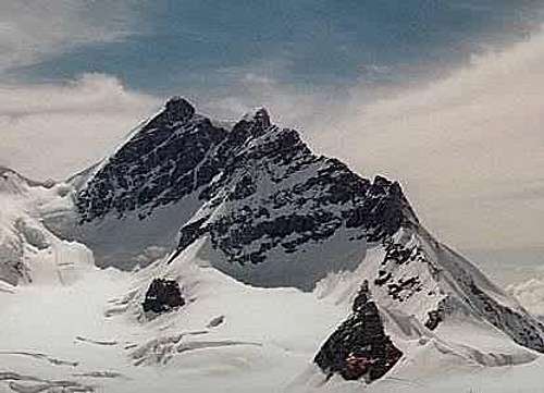 The Jungfrau from Mönchsjoch.