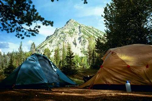 Our campsite at Ice Lake on...