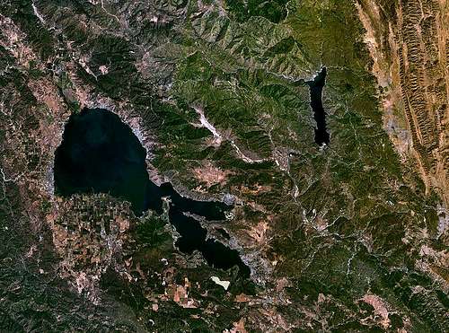 Satellite image of Clear Lake