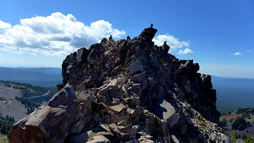 Hillman Peak summit block