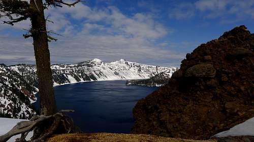 Crater Lake from Crater Lake Lodge