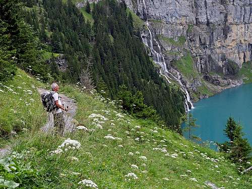 Above the N shore of Oeschinensee