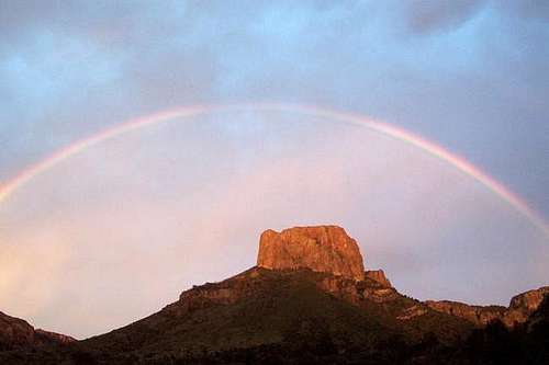 Rainbow over Casa Grande - by...