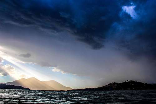 Storm over Clear Lake