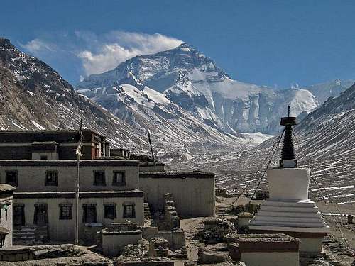 Everest from Rongbock
