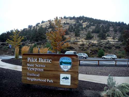 Pilot Butte from the parking area