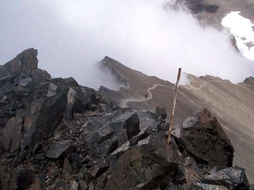 The summit of Cerro...