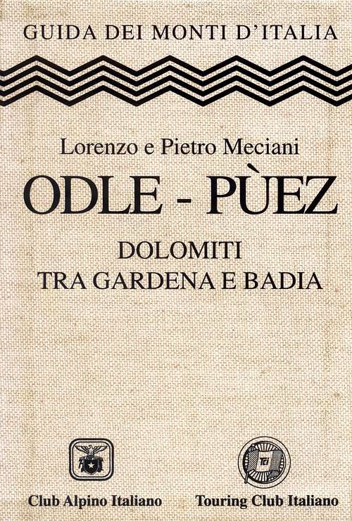 Guidebook Puéz-Odle