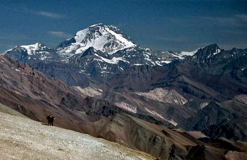 Aconcagua as viewed from the...