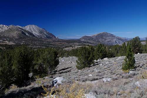 Mt. Morgan North (left) and Red Mountain (right)