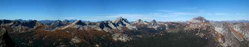 Hoodoo Peak summit panorama