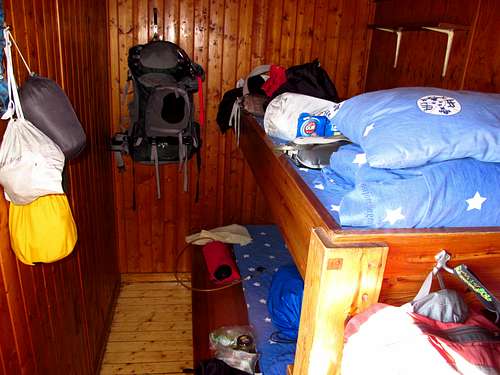 Our bunks at Abiskojaure