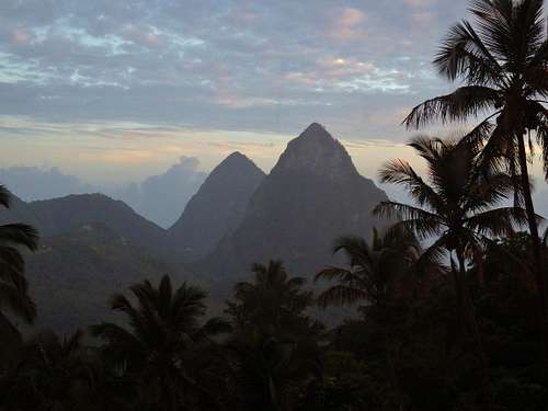 Both Pitons from Mt. Lastic