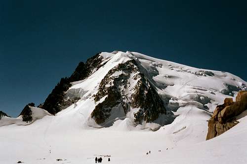 View of Mont Blanc du Tacul