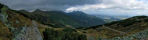 Path descending from Kasprowy Wierch