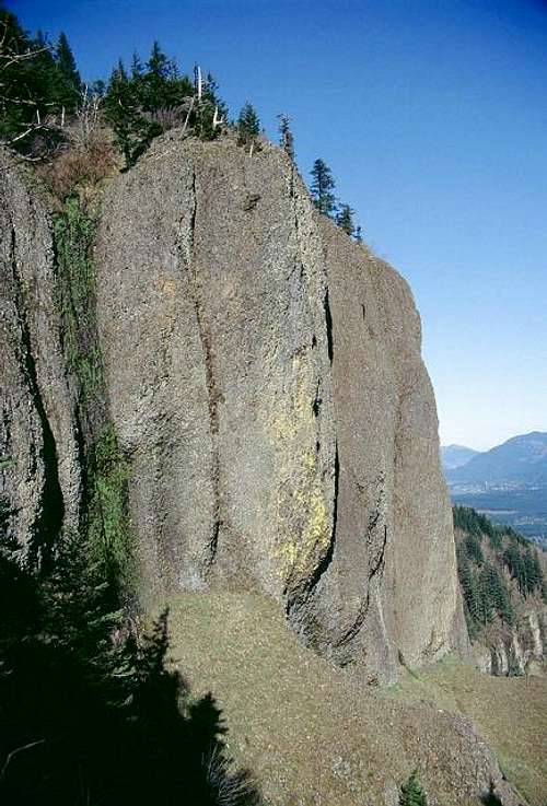 The upper cliffs zoomed in a...