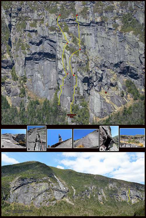 CrazyDog’s Halo in Panther Gorge:2 New Rock Climbing Routes