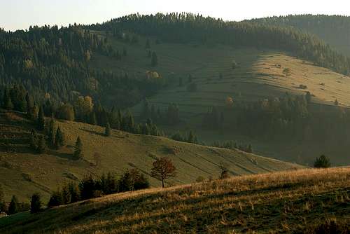 Morning above Osturna valley