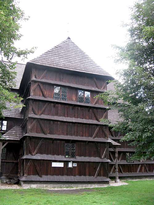 Wooden church in Hronsek