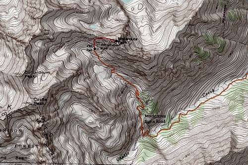 Malemute Peak Map