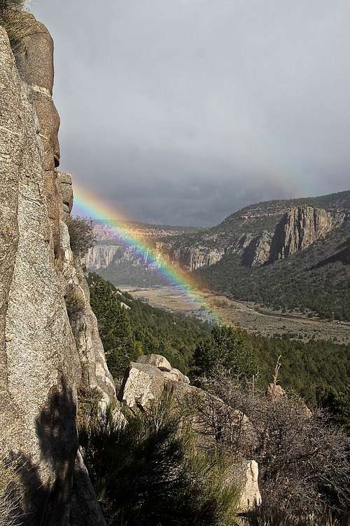 Rainbow from Sunday Wall