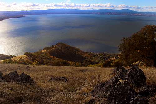 Northwest Clear Lake from Pine Mtn.