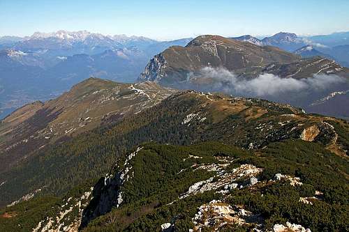 The N ridge of Cima delle Pozzette
