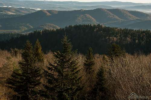 From Mt.Korbania to the East