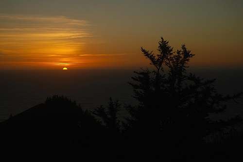 Sunset at Cascade Head