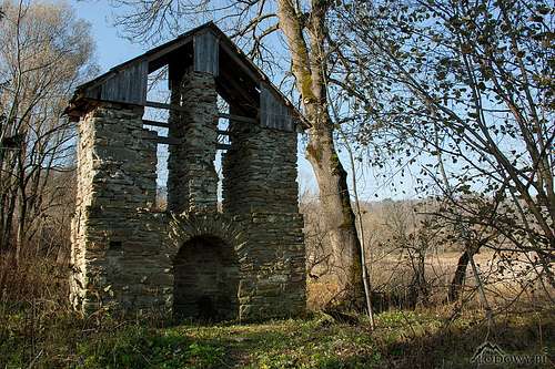 Old belfry at Tworylne